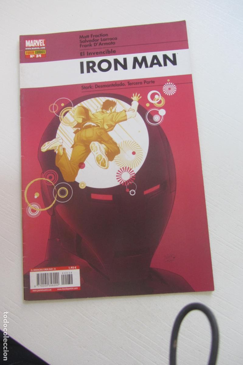 C&oacute;mics: EL INVENCIBLE IRON MAN N&ordm; 34 ( 2008/2011 ) PANINI BUEN ESTADO arx68