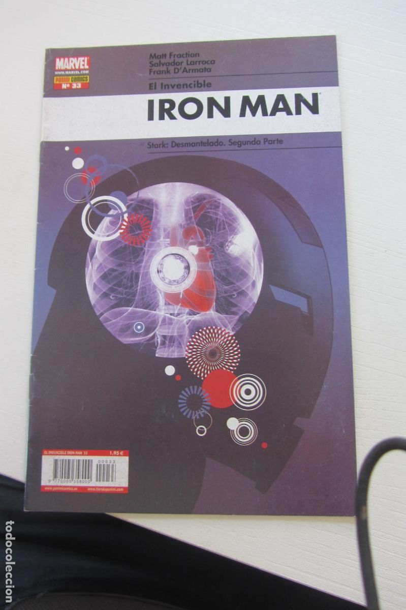 C&oacute;mics: EL INVENCIBLE IRON MAN N&ordm; 33 ( 2008/2011 ) PANINI BUEN ESTADO arx68
