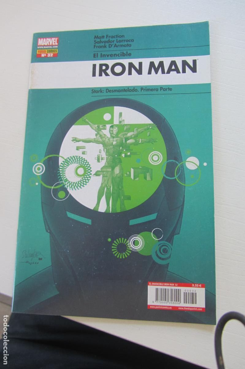C&oacute;mics: EL INVENCIBLE IRON MAN N&ordm; 32 ( 2008/2011 ) PANINI BUEN ESTADO arx68