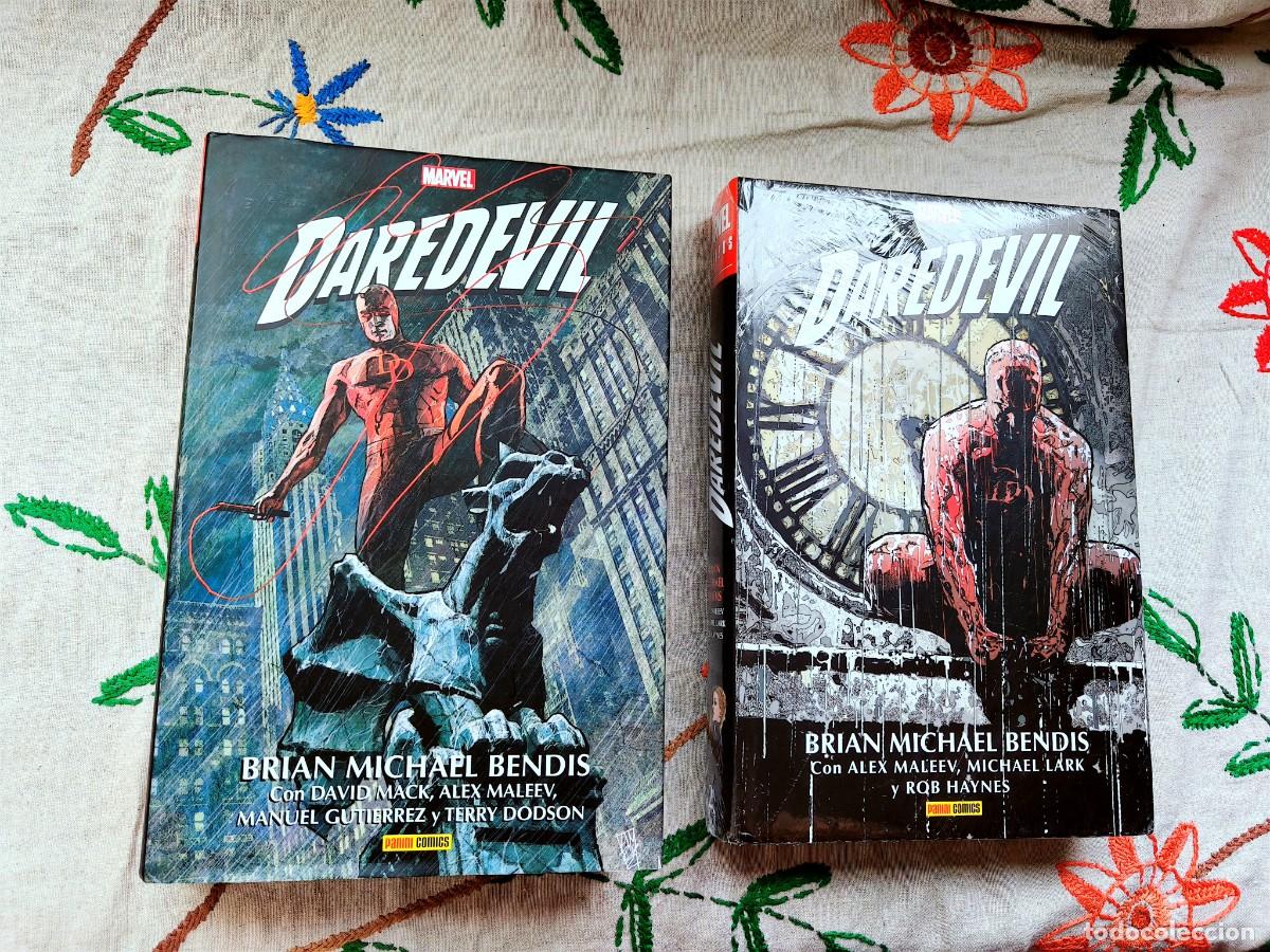 C&oacute;mics: Daredevil. Tomo I y II. Marvel. Omnibus. Michael Bendis. Panini.