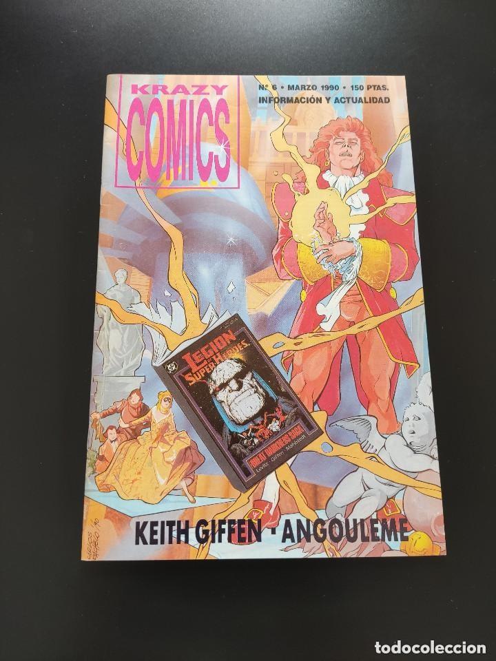 C&oacute;mics: Krazy Comics N&ordm; 6 - Marzo 1990 - Portada Carlos Pacheco