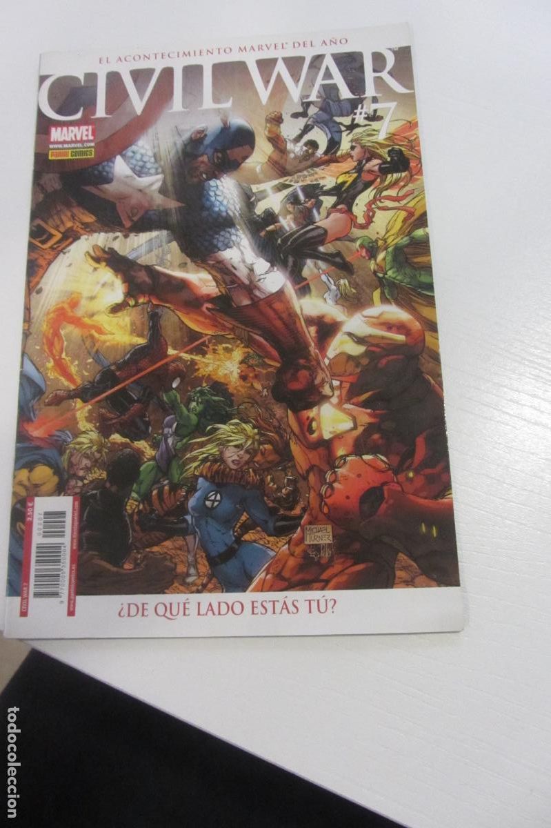 C&oacute;mics: CIVIL WAR n&ordm; 7 MARVEL - PANINI arx67