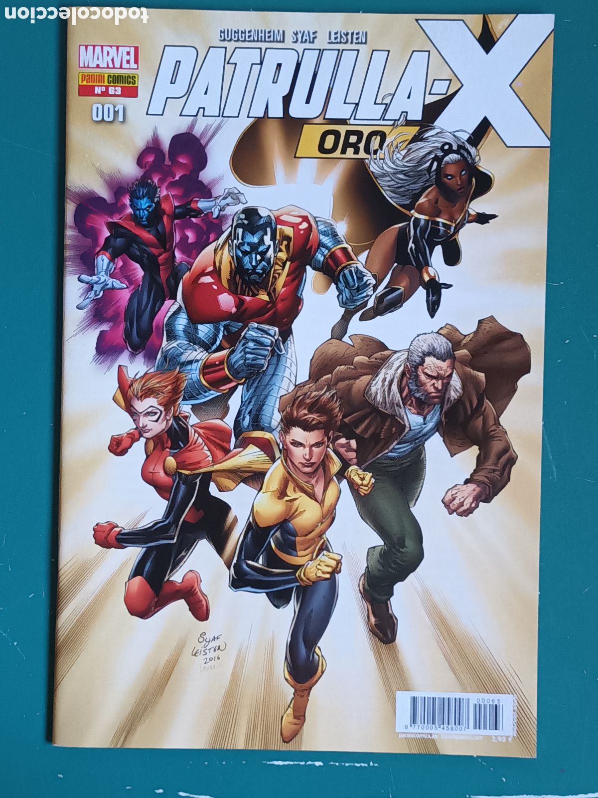 C&oacute;mics: La imposible Patrulla X Oro N 63 / 1 PANINI - MARVEL 2017