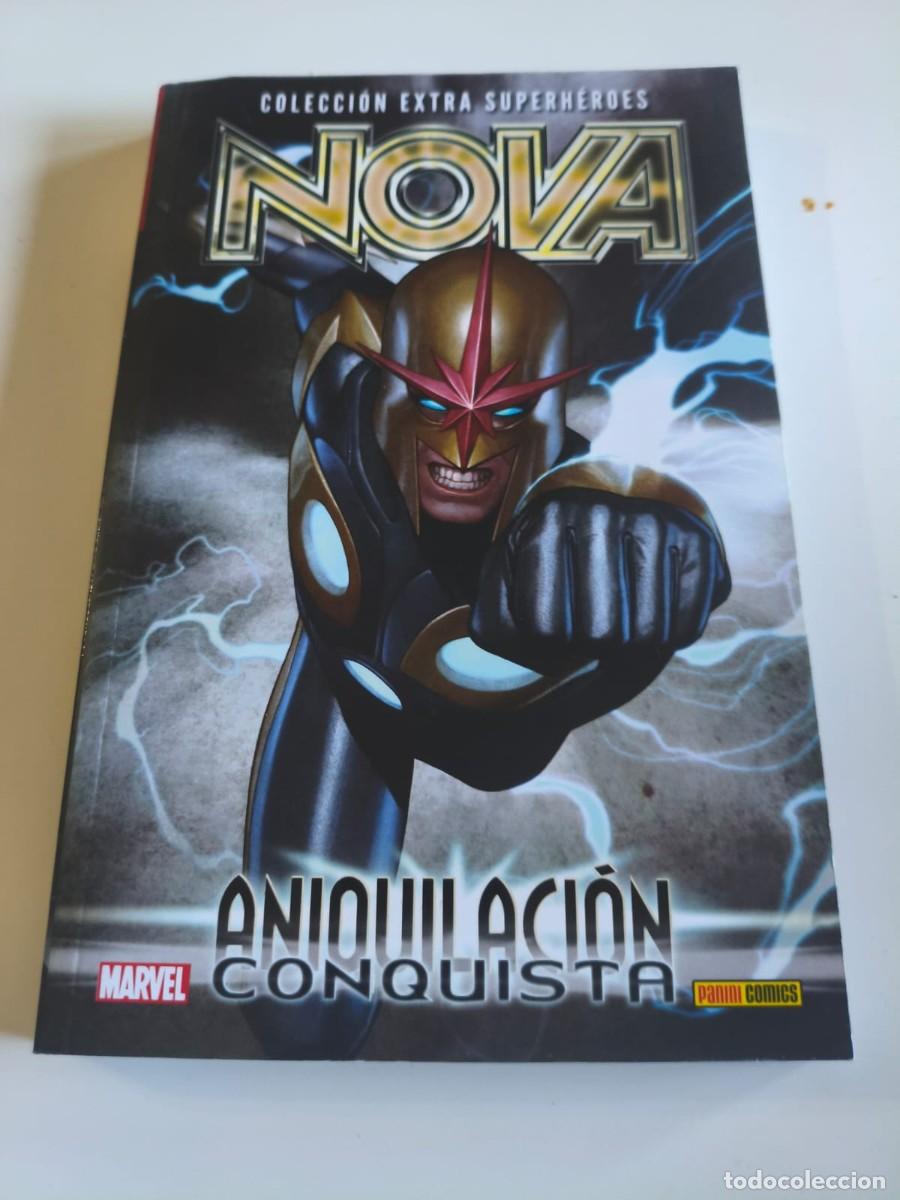 C&oacute;mics: CES Nova 1 Aniquilaci&oacute;n Conquista panini Colecci&oacute;n Extra SuperHeroes Abnett Lanning Chen Asrar