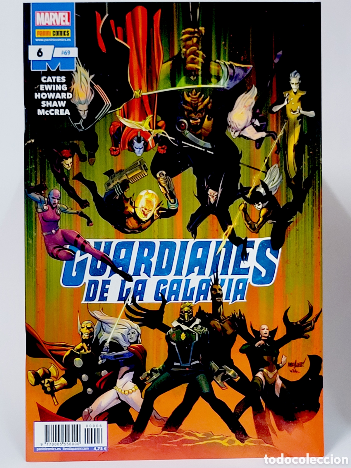C&oacute;mics: C&Oacute;MIC DE KIOSCO LOS GUARDIANES DE LA GALAXIA 69 PANINI 6 MARVEL GRAPA - Foto 1
