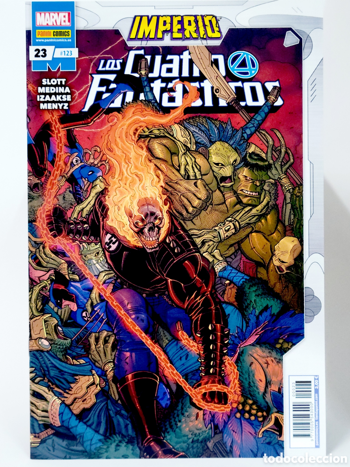 C&oacute;mics: C&Oacute;MIC DE KIOSCO LOS 4 CUARTO FANT&Aacute;STICO 123 IMPERIO PANINI 23 MARVEL GRAPA