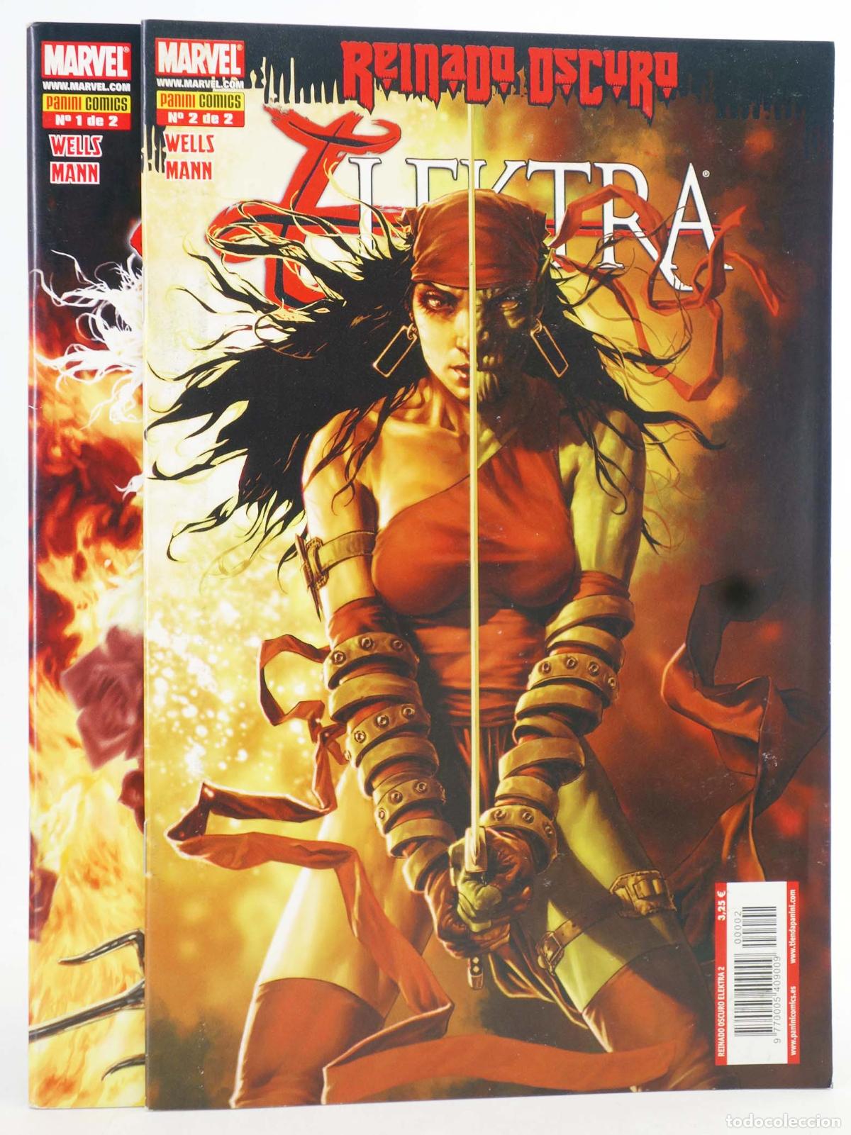 C&oacute;mics: ELEKTRA REINADO OSCURO 1 A 2. COMPLETA. Panini, 2009 - Foto 2