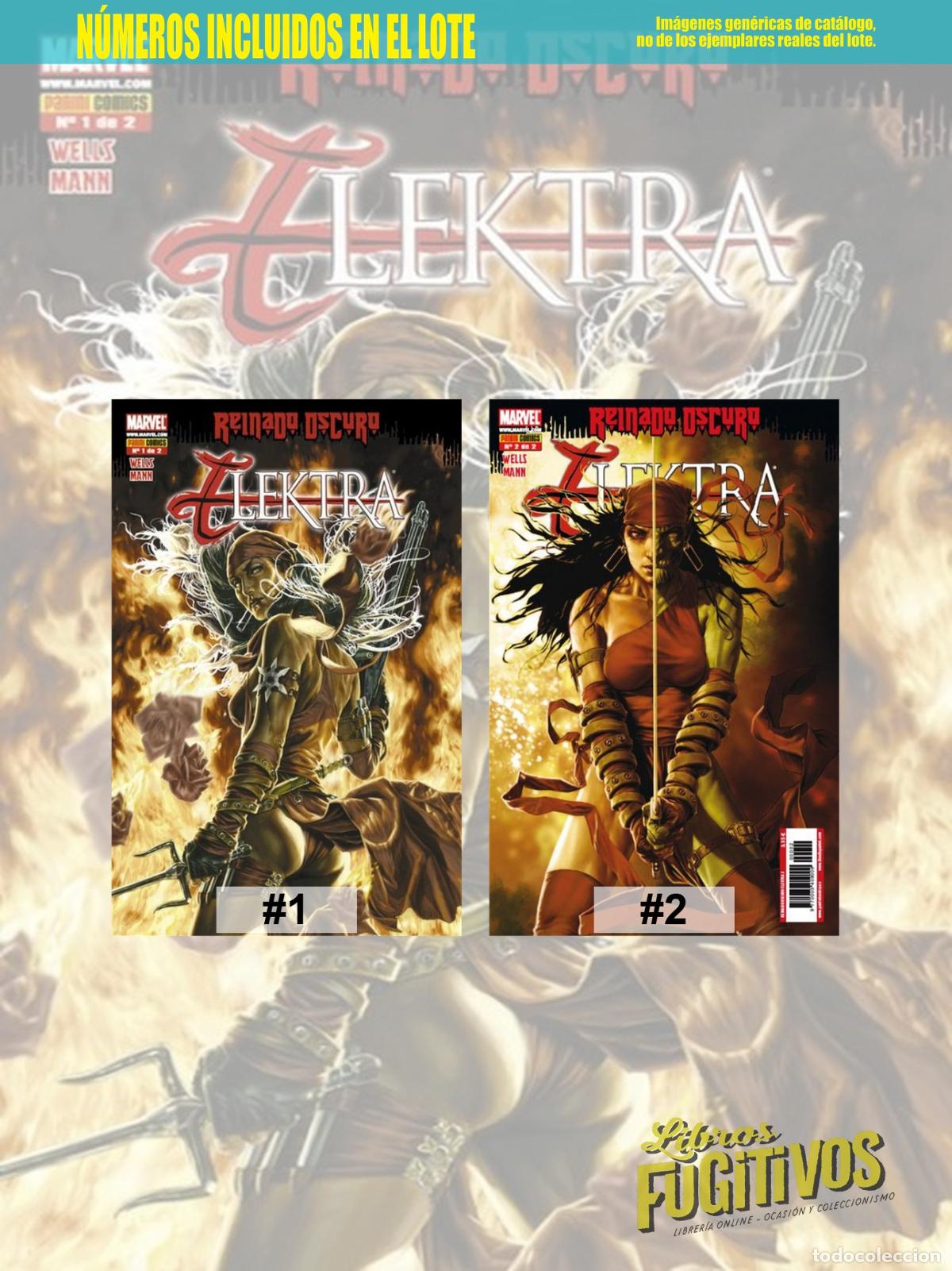 C&oacute;mics: ELEKTRA REINADO OSCURO 1 A 2. COMPLETA. Panini, 2009 - Foto 3