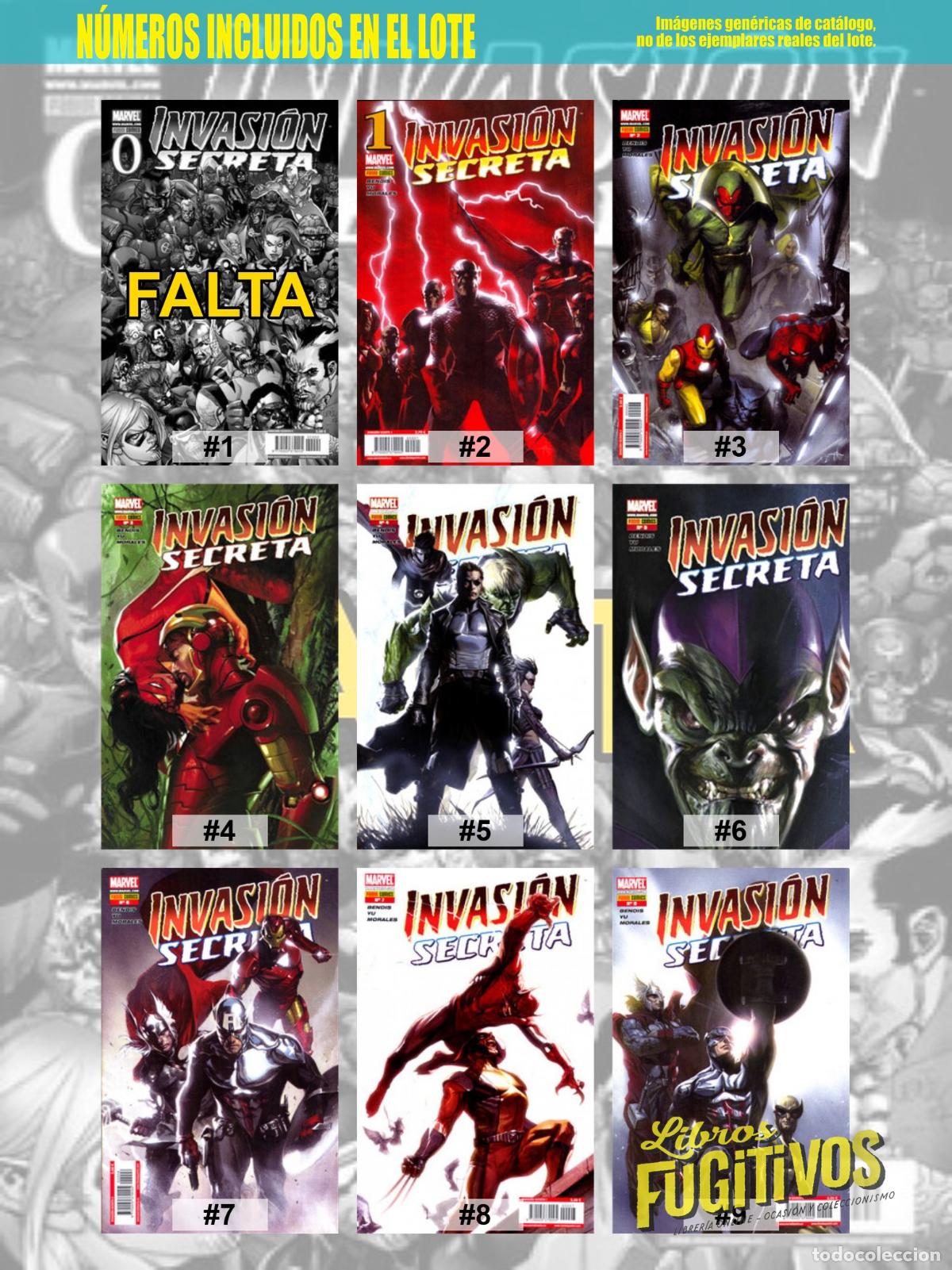 C&oacute;mics: INVASI&Oacute;N SECRETA 1 A 8. COMPLETA. Panini, 2008 - Foto 3