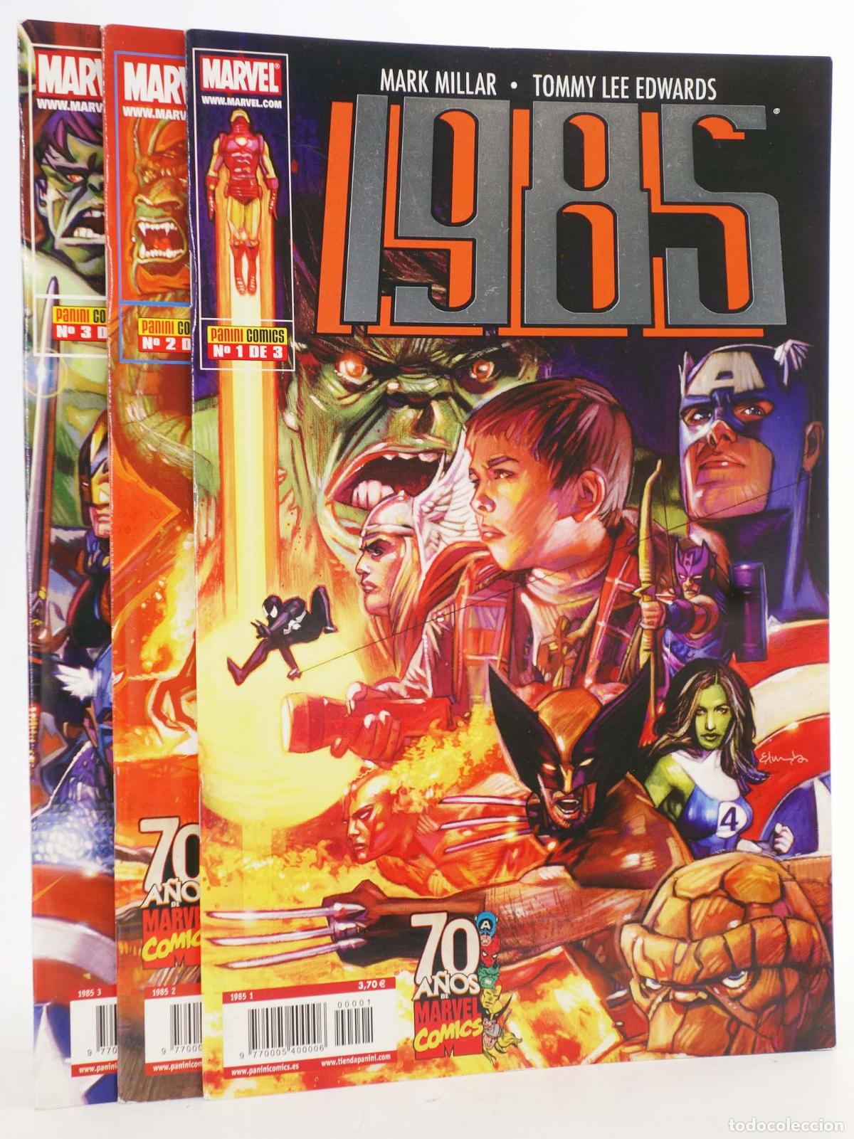 C&oacute;mics: 1985 1 A 3. COMPLETA. Panini, 2009