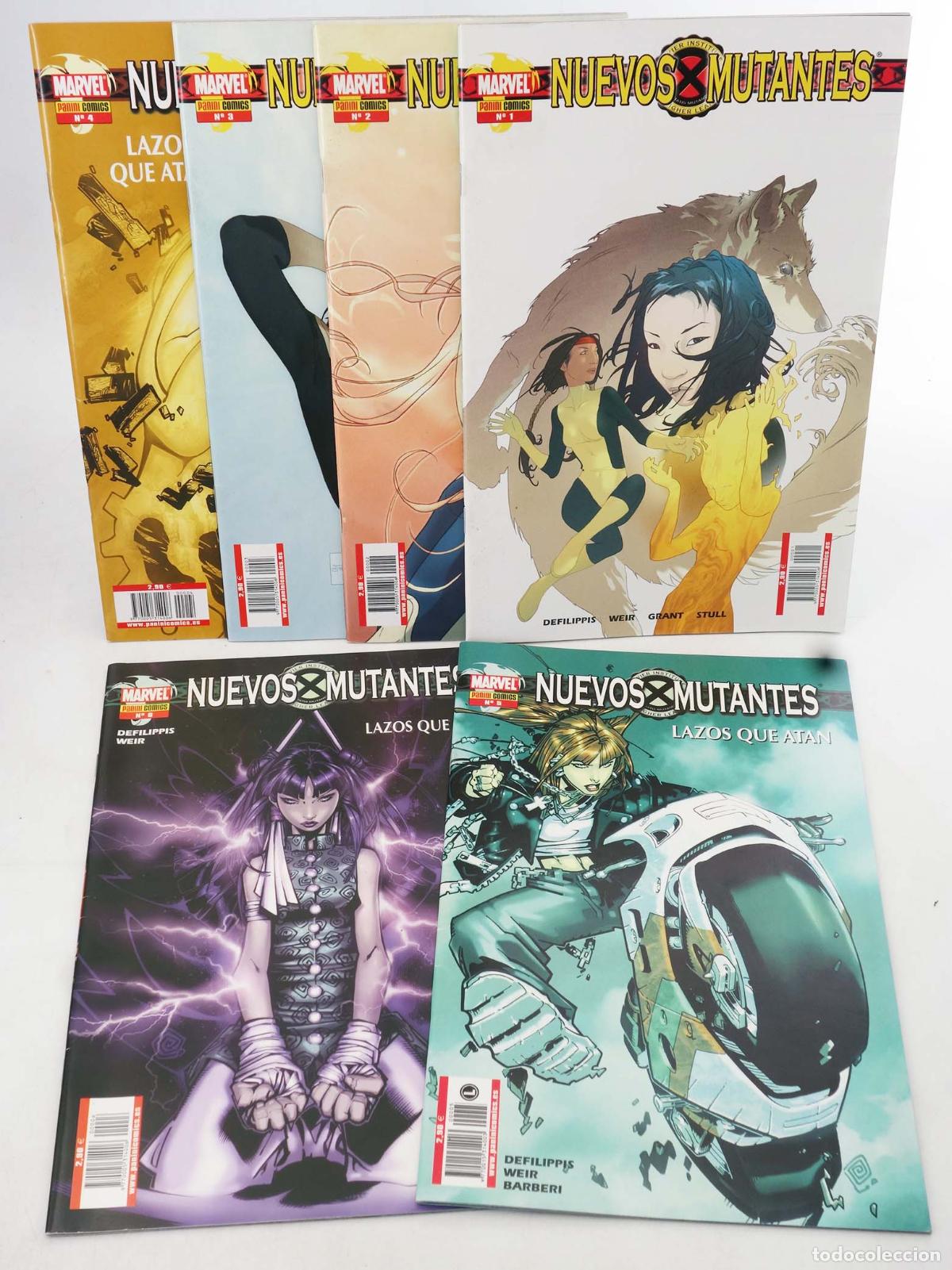 C&oacute;mics: LOS NUEVOS MUTANTES PANINI 1 A 6. COMPLETA. Panini, 2005