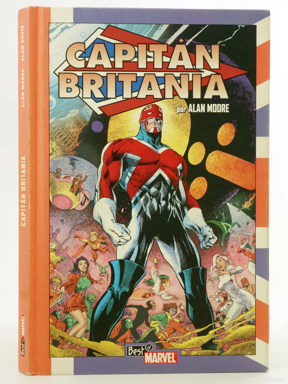 C&oacute;mics: BEST OF MARVEL CAPIT&Aacute;N BRITANIA (Alan Moore) Panini, 2005