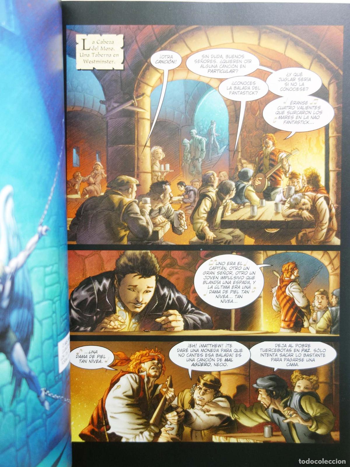 C&oacute;mics: 100% MARVEL 1602 1 A 2. M&Aacute;S 4 FANT&Aacute;STICOS. Panini, 2005 - Foto 3
