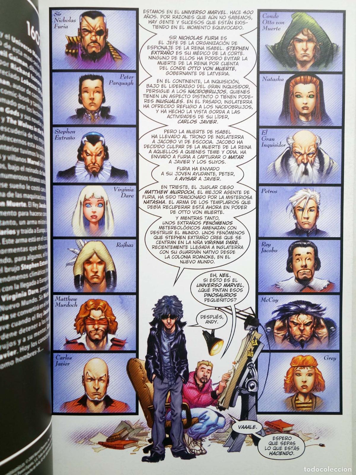 C&oacute;mics: 100% MARVEL 1602 1 A 2. M&Aacute;S 4 FANT&Aacute;STICOS. Panini, 2005 - Foto 4