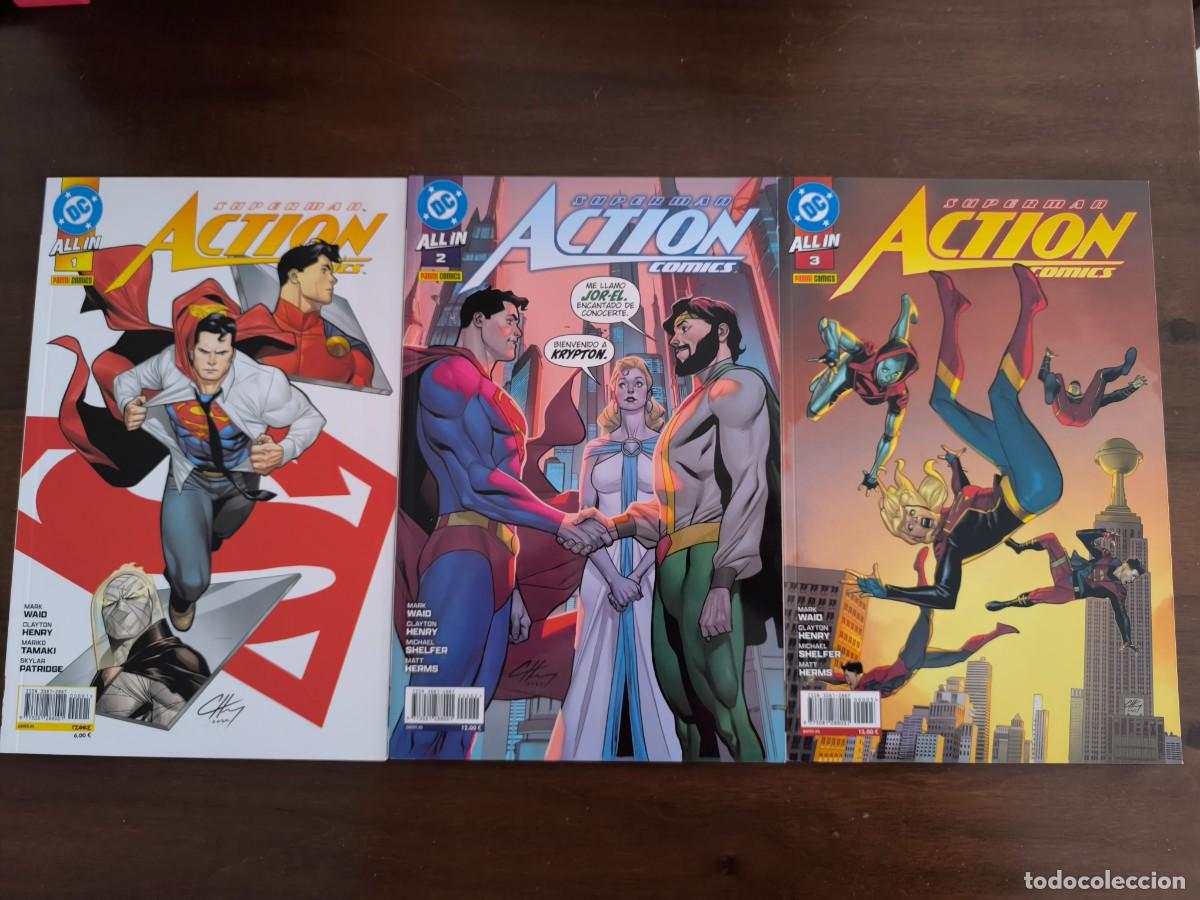 C&oacute;mics: All In Action Comics 1 a 3 - Saga Completa - Mark Waid, Clayton Henry y Mariko Tamaki - DC - Panini
