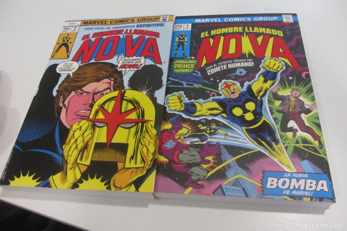 C&oacute;mics: NOVA EL COHETE HUMANO COMPLETA 2 TOMOS MARVEL LIMITED EDITION PANINI N&ordm; 1 Y 2 arx70