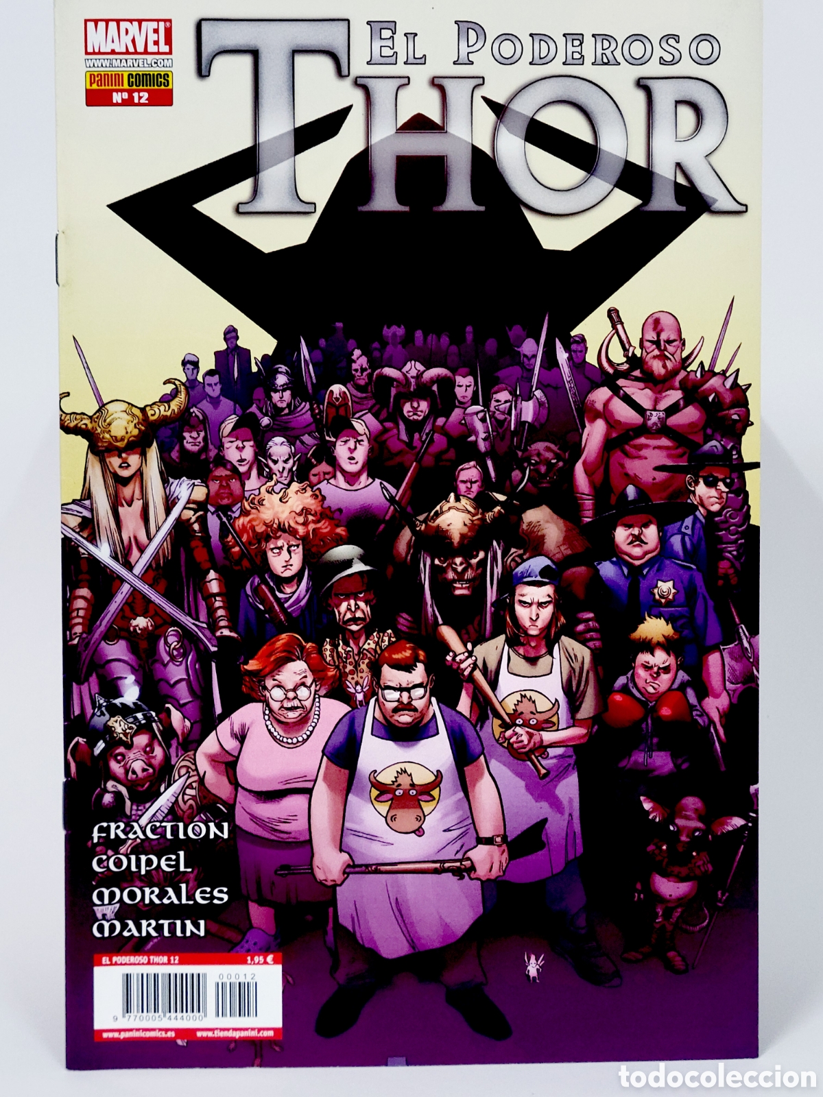 C&oacute;mics: C&Oacute;MIC DE KIOSCO EL PODEROSO THOR 12 PANINI MARVEL GRAPA - Foto 1