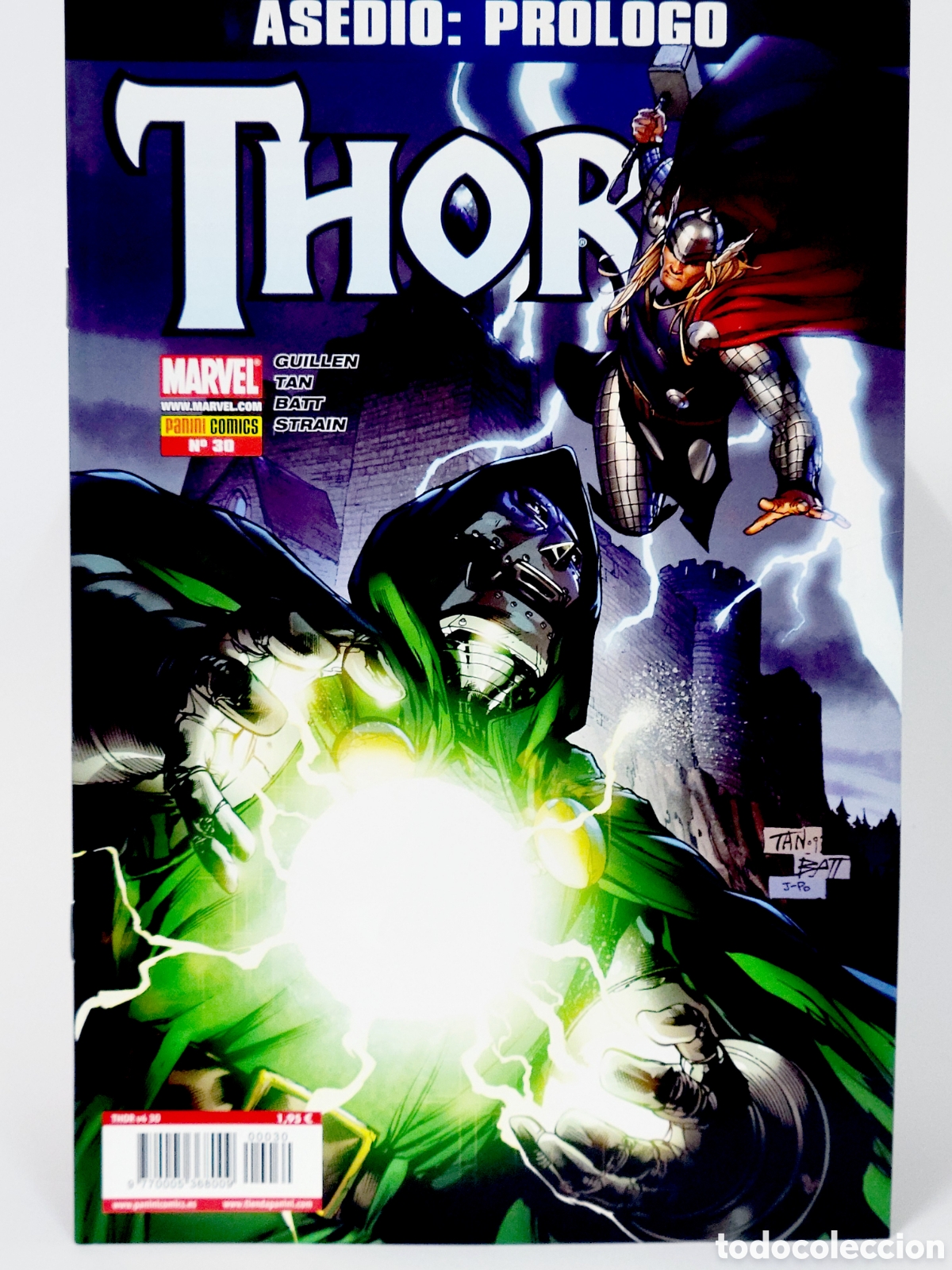 C&oacute;mics: C&Oacute;MIC DE KIOSCO THOR 30 ASEDIO PR&Oacute;LOGO PANINI MARVEL GRAPA - Foto 1