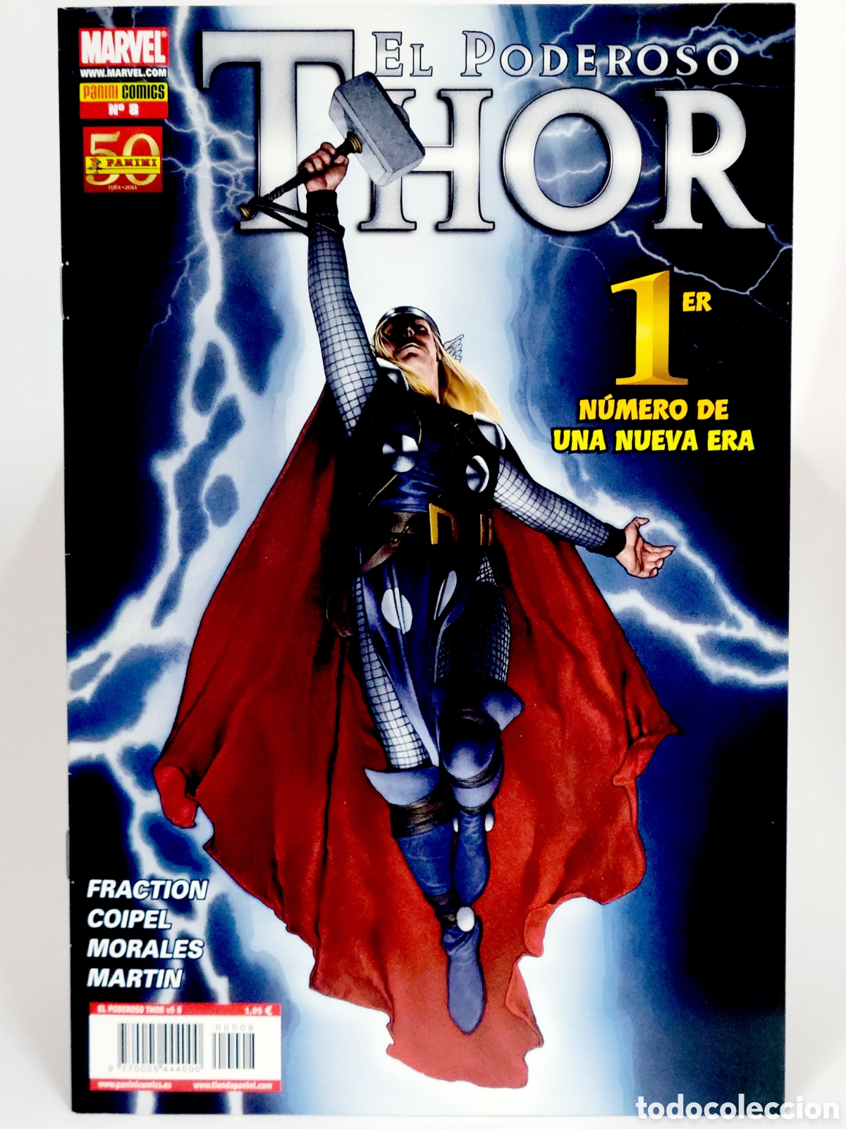 C&oacute;mics: C&Oacute;MIC DE KIOSCO EL PODEROSO THOR 8 ASEDIO PR&Oacute;LOGO PANINI MARVEL GRAPA