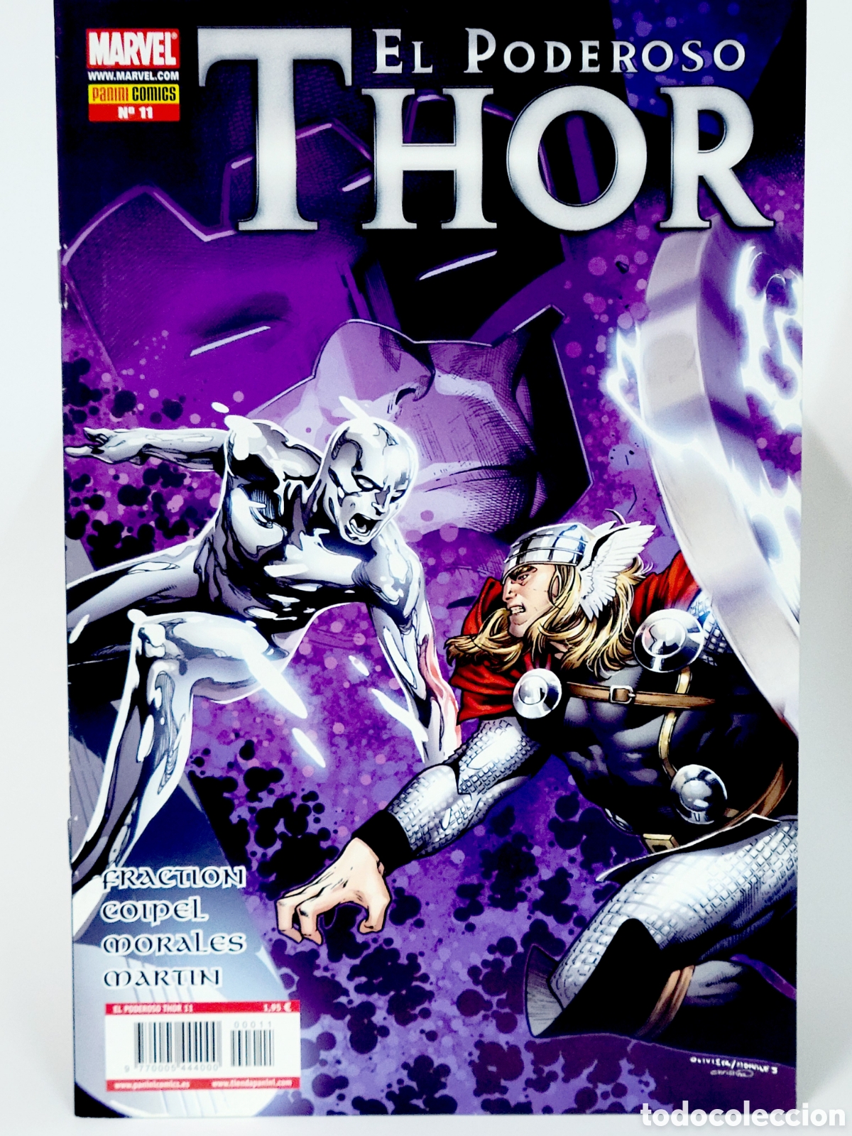 C&oacute;mics: C&Oacute;MIC DE KIOSCO EL PODEROSO THOR 11 PANINI MARVEL GRAPA - Foto 1