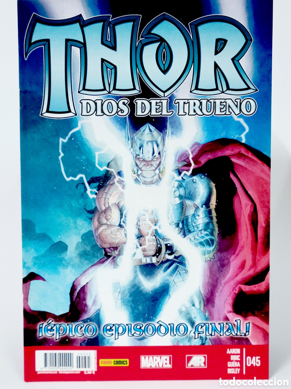 C&oacute;mics: C&Oacute;MIC DE KIOSCO EL PODEROSO THOR DIOSA DEL TRUENO 45 EPICO EPISODIO FINAL PANINI MARVEL GRAPA - Foto 1