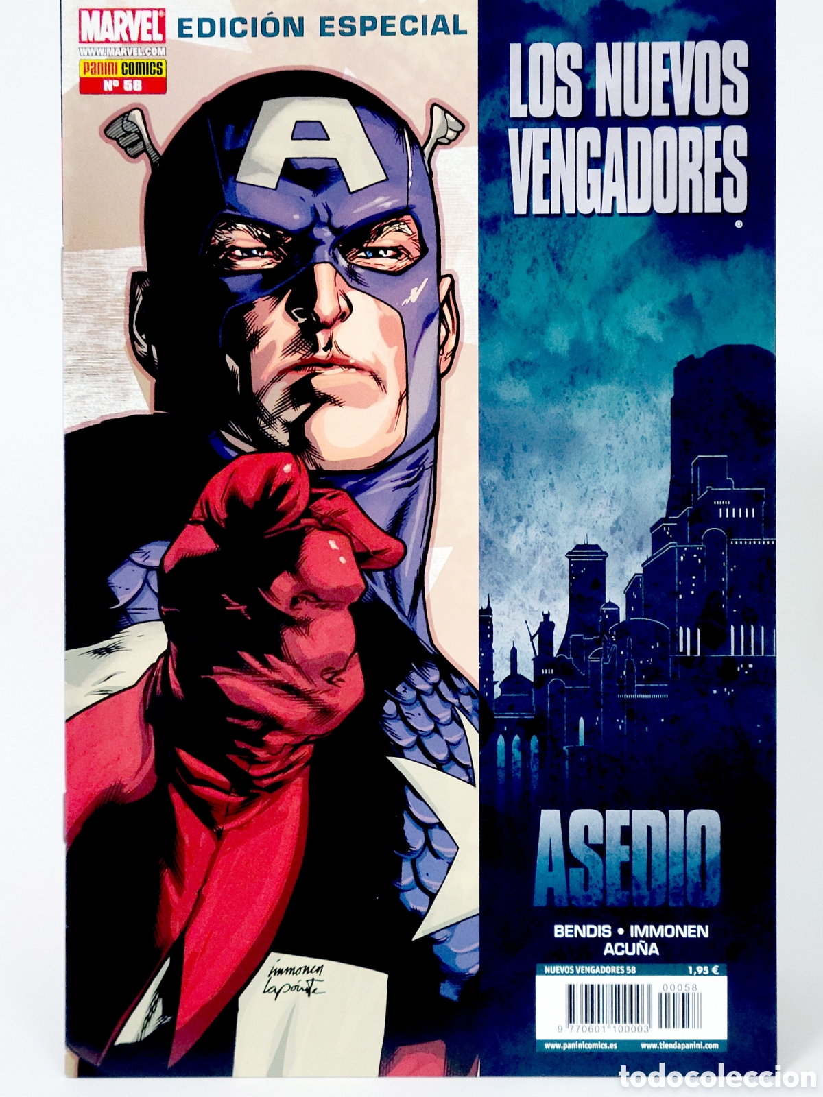 C&oacute;mics: C&Oacute;MIC DE KIOSCO LOS NUEVOS VENGADORES ASEDIO 58 PANINI MARVEL GRAPA