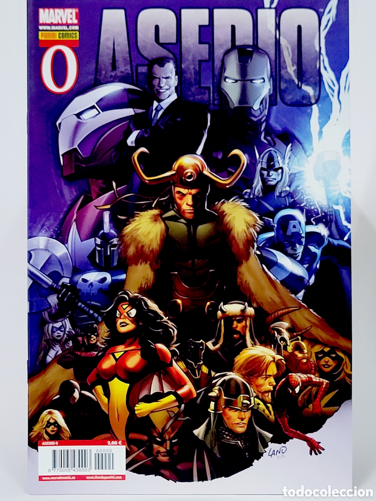 C&oacute;mics: C&Oacute;MIC DE KIOSCO ASEDIO 0 SEPTIEMBRE 2010 PANINI MARVEL GRAPA