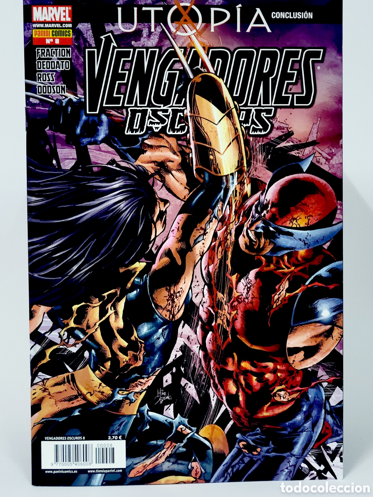 C&oacute;mics: C&Oacute;MIC DE KIOSCO VENGADORES OSCUROS 8 UTOPIA CONCLUSI&Oacute;N PANINI MARVEL GRAPA