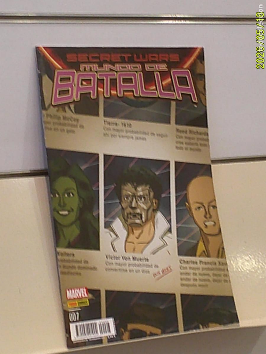 C&oacute;mics: MUNDO DE BATALLA SECRET WARS N&ordm; 7 MARVEL - PANINI