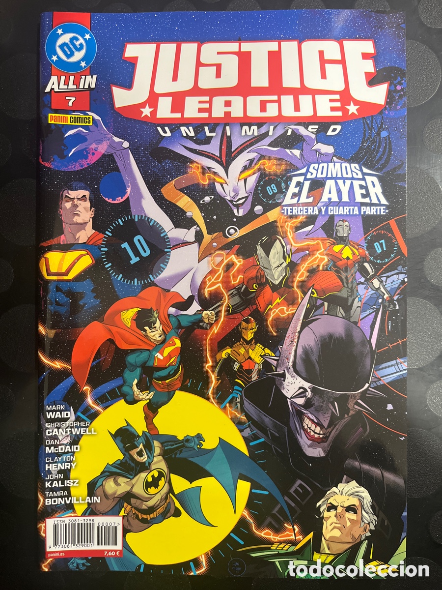 C&oacute;mics: JUSTICE LEAGUE N.7 UNLIMITED : SOMOS EL AYER DC ALL IN ( 2025/&hellip; )