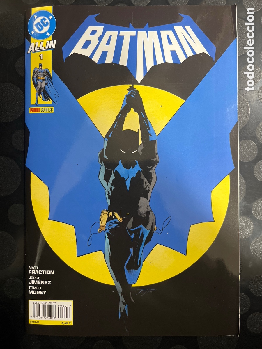 C&oacute;mics: BATMAN N.1 COLORES INTENSOS EN LA OSCURIDAD PORTADA ALTERNATIVA x JORGE JIM&Eacute;NEZ DC ALL IN (2026/...)