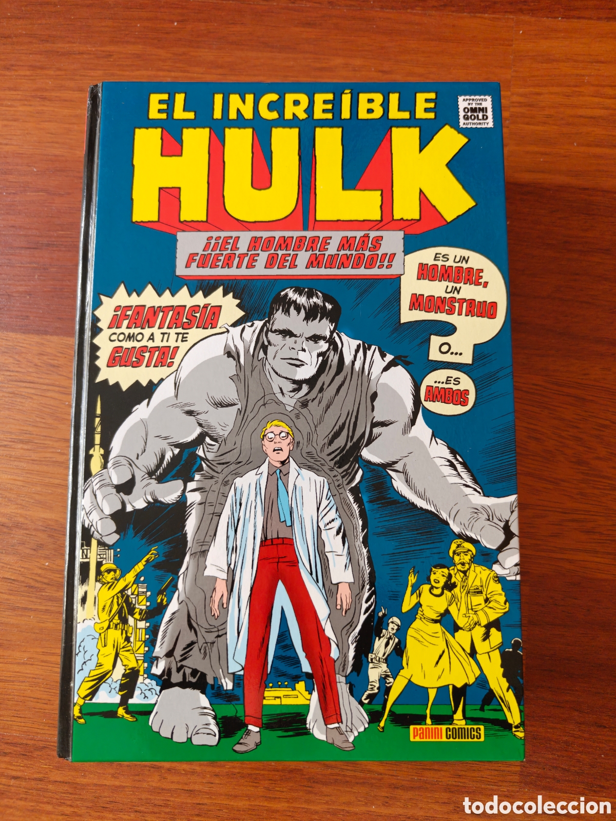 C&oacute;mics: Omnigold Marvel Gold El incre&iacute;ble Hulk. Hombre o monstruo? Tomo 1.