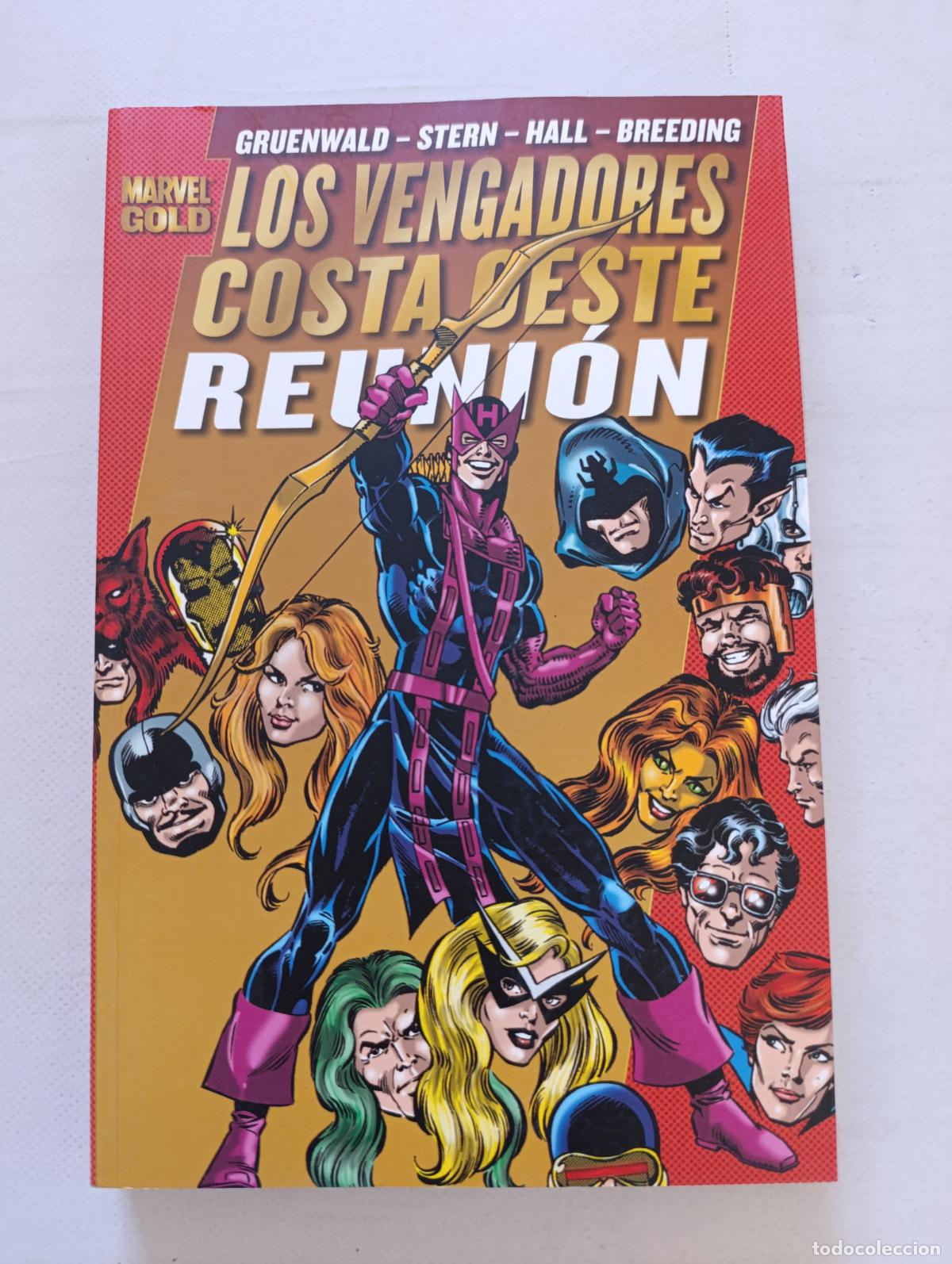 C&oacute;mics: LOS VENGADORES COSTA OESTE: REUNION - MARVEL GOLD - PANINI (Z2)