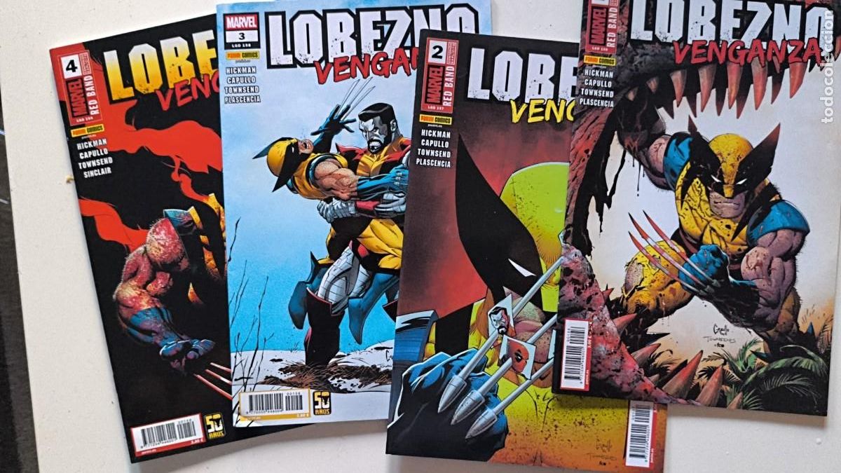 C&oacute;mics: LOBEZNO VENGANZA red band COMPLETA 5 N&Uacute;MEROS PANINI LG 156-161 - JONATHAN HICKMAN GREG CAPULLO