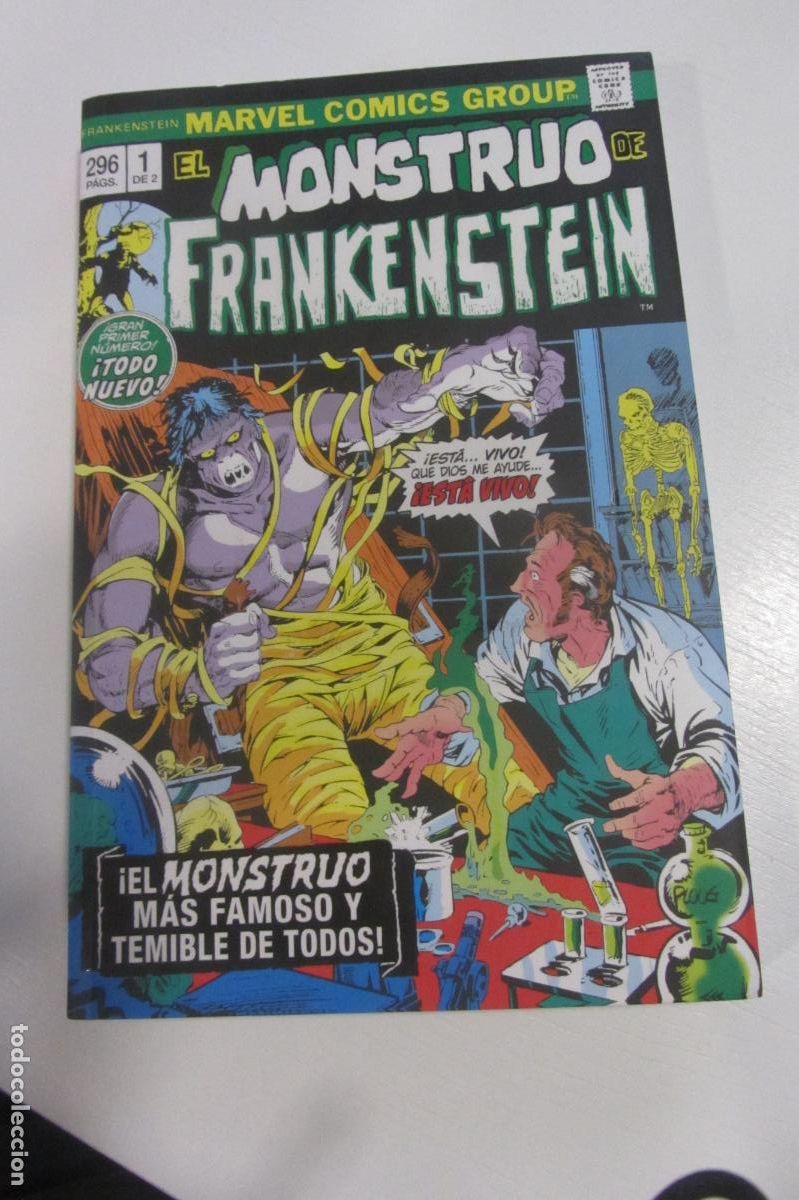C&oacute;mics: EL MONSTRUO DE FRANKENSTEIN 1 DE 2 MARVEL LIMITED EDITION PANINI arx70