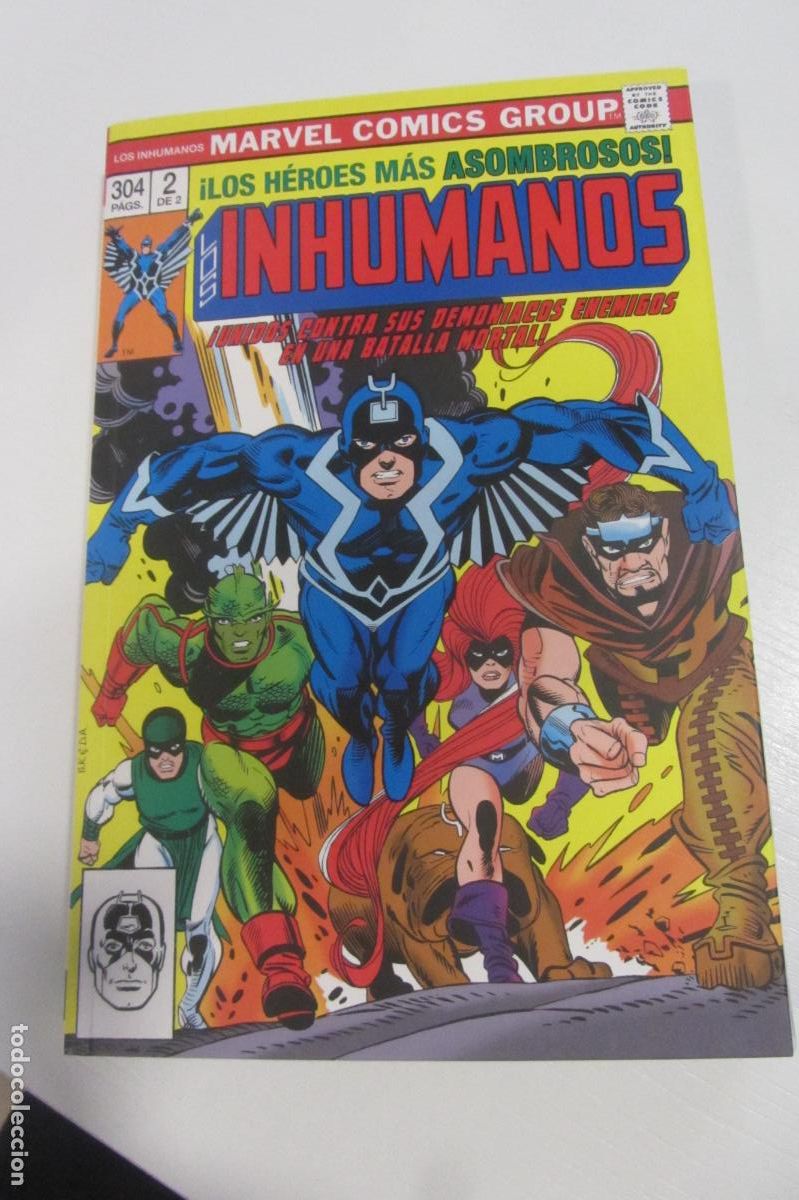 C&oacute;mics: LOS INHUMANOS. VOL.2 DE 2. MARVEL LIMITED EDITION PANINI