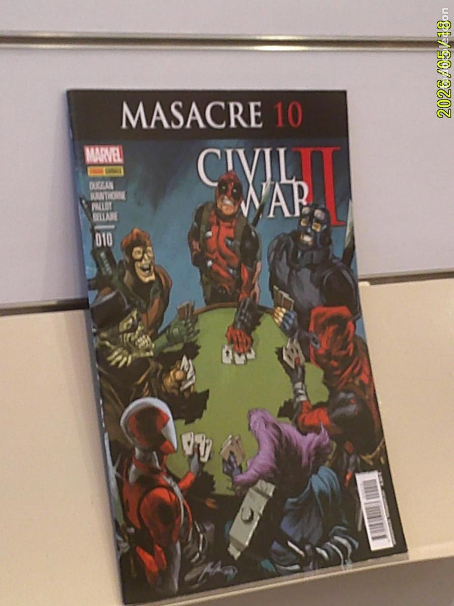 C&oacute;mics: MASACRE N&ordm; 10 CIVIL WAR II MARVEL - PANINI