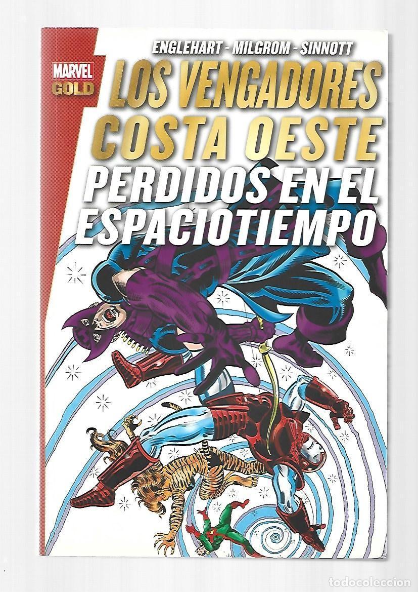 C&oacute;mics: Marvel Gold, Los nuevos Vengadores Costa Oeste: perdidos en el espaciotiempo, 2016, Panini, muy buen