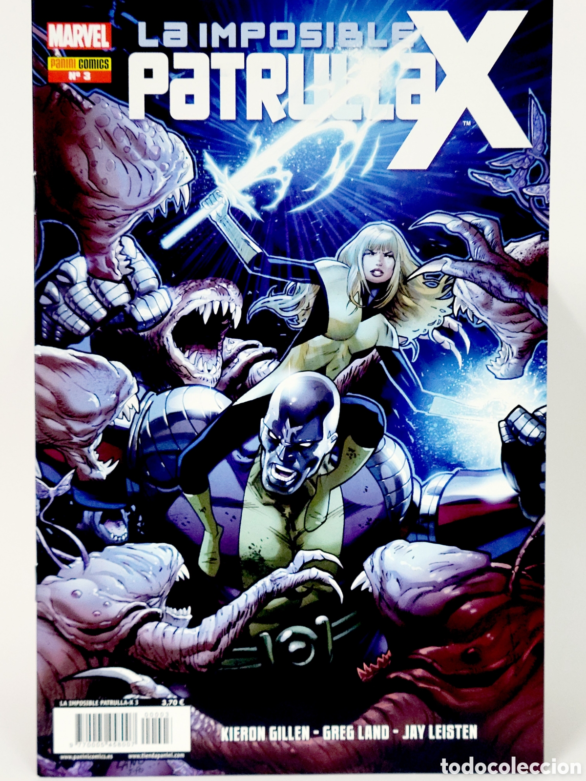 C&oacute;mics: C&Oacute;MIC DE KIOSCO LA IMPOSIBLE PATRULLA X 3 PANINI MARVEL GRAPA