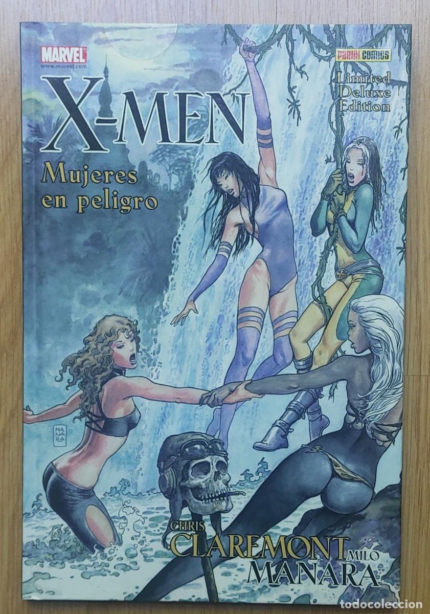 C&oacute;mics: MILO MANARA : X MEN MUJERES EN PELIGRO-LIMITED DELUXE EDITION- CLAREMONT/MANARA 2009 CARTON&Eacute;