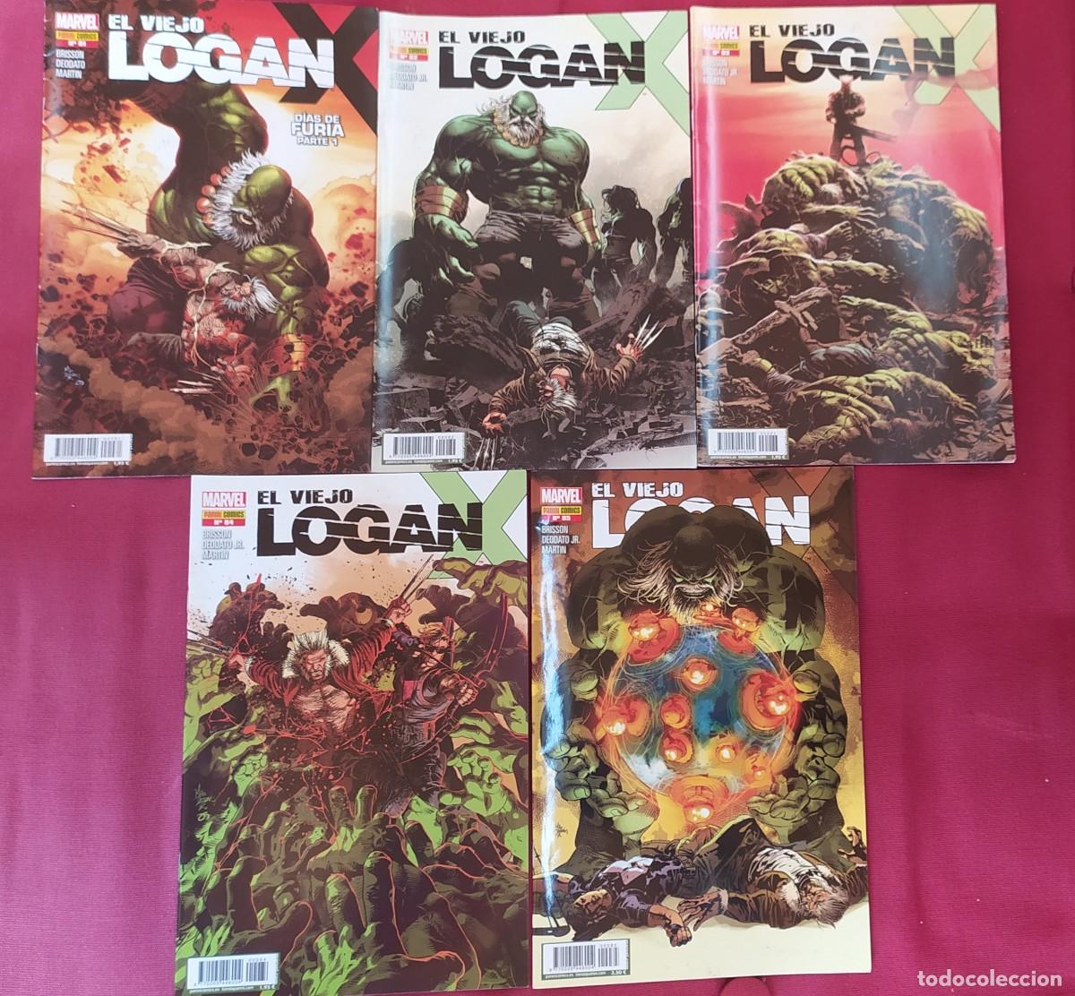 C&oacute;mics: Lote de 5 comics de Lobezno- El viejo Logan (n&uacute;meros 81-85)
