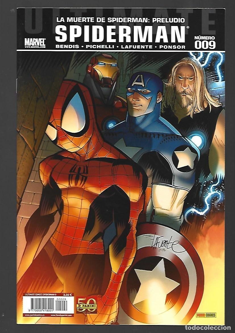 C&oacute;mics: Ultimate Spiderman 009: la muerte de Spiderman, preludio, 2001, Panini, muy buen estado