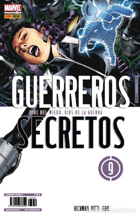C&oacute;mics: GUERREROS SECRETOS N&ordm; 9 - GRAPA PANINI - MUY BUEN ESTADO