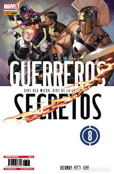 C&oacute;mics: GUERREROS SECRETOS N&ordm; 8 - GRAPA PANINI - MUY BUEN ESTADO