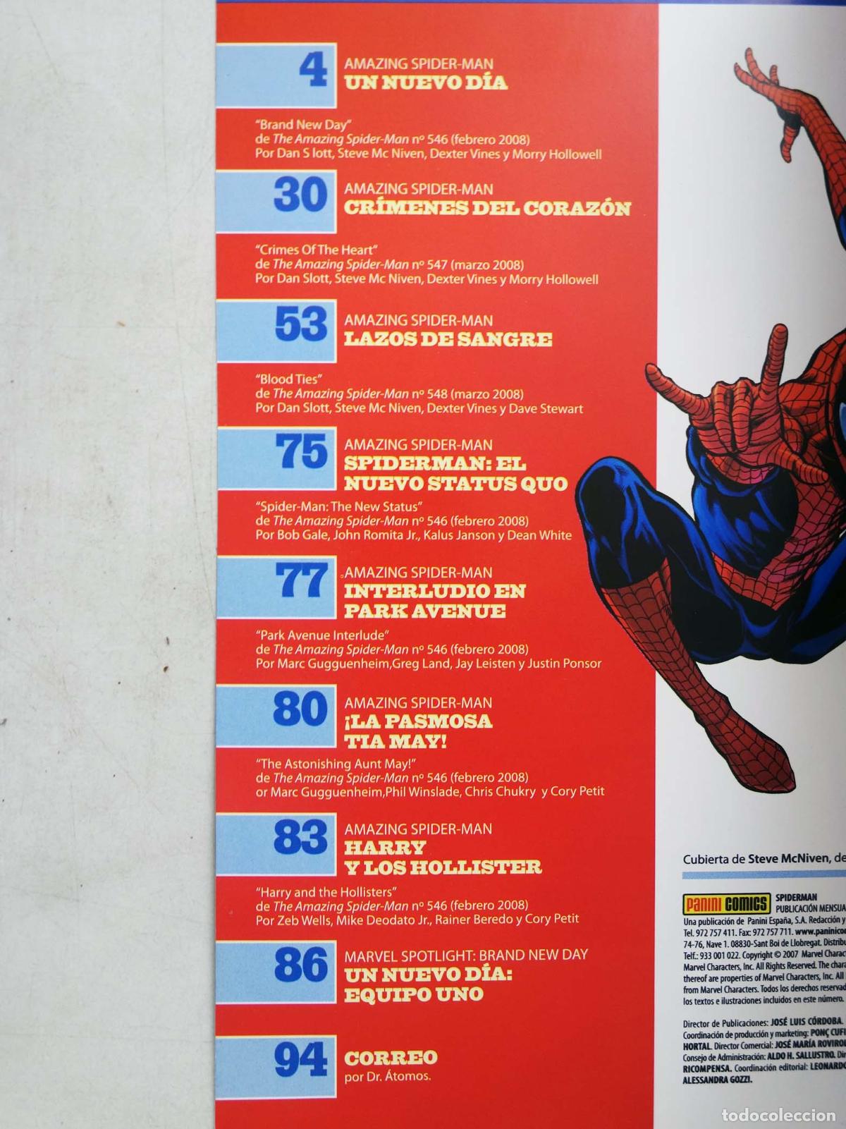 C&oacute;mics: SPIDERMAN VOL 2 2006 21 (Dan Slott/Steve Mcniven) Panini, 2008 - Foto 2