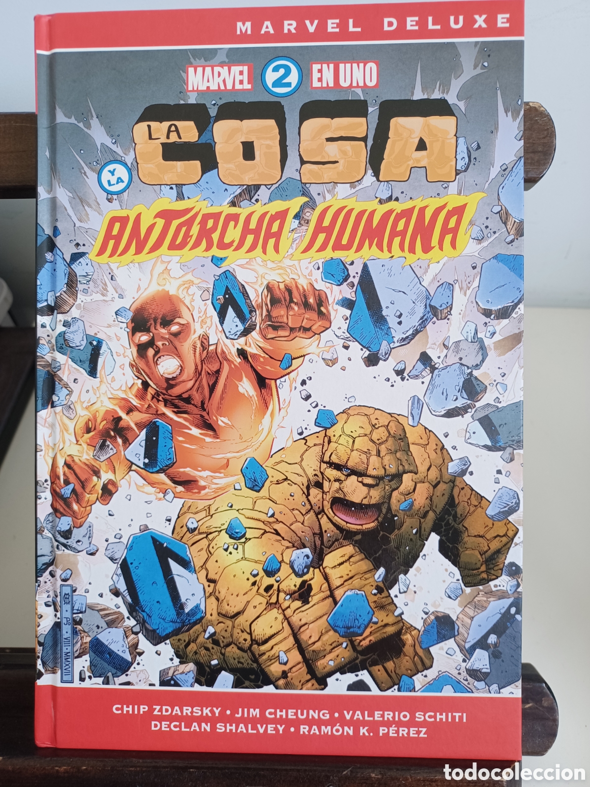 C&oacute;mics: Marvel 2 en uno. La Cosa y la Antorcha Humana/ Marvel Deluxe/ Panini/ NUEVO A ESTRENAR