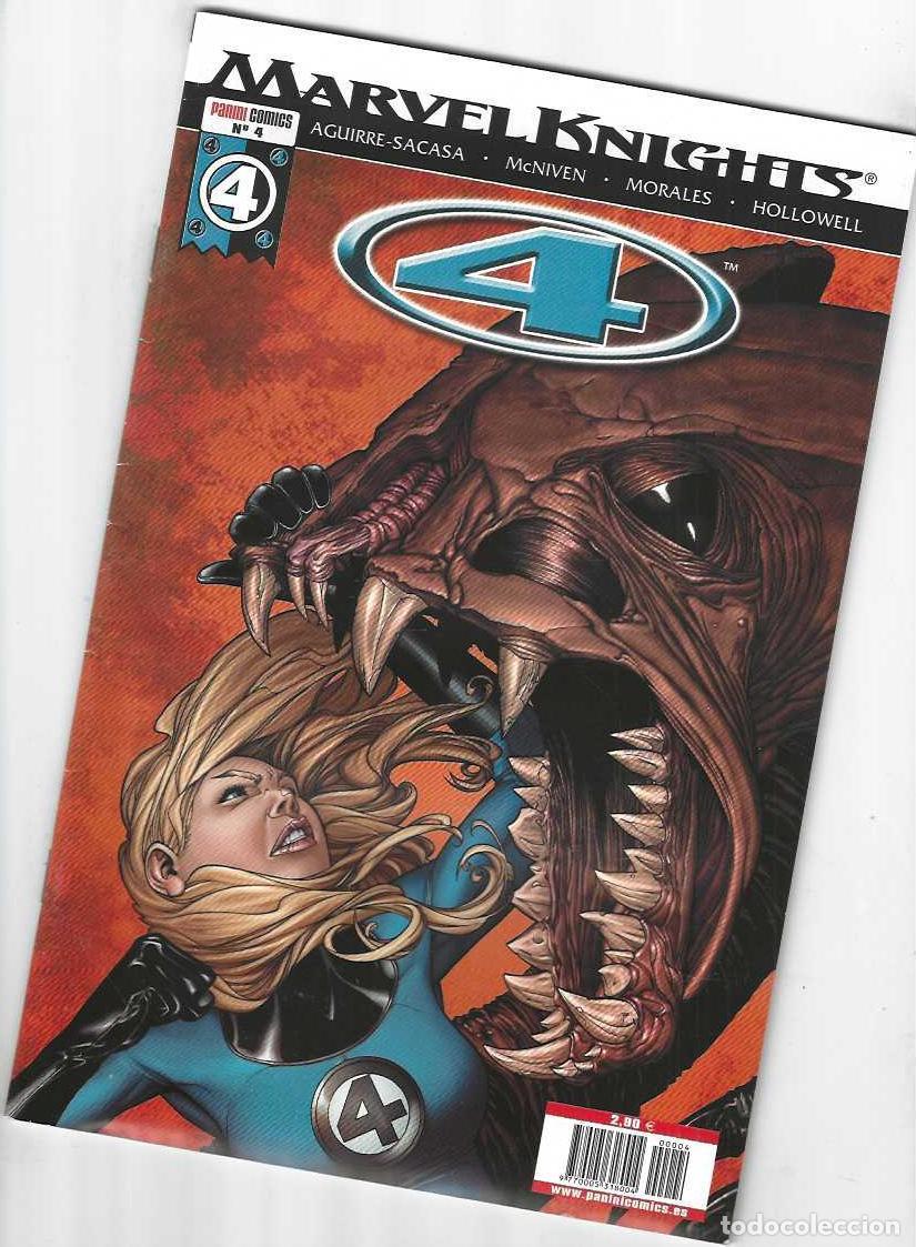 C&oacute;mics: LOS 4 FANTASTICOS N&ordm; 4 - MARVEL KNIGHTS - GRAPA PANINI - MUY BUEN ESTADO