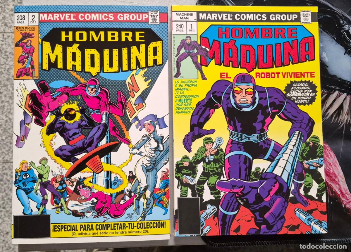 C&oacute;mics: EL HOMBRE MAQUINA &iexcl; COMPLETA 2 NUMEROS ! MARVEL LIMITED EDITION - PANINI