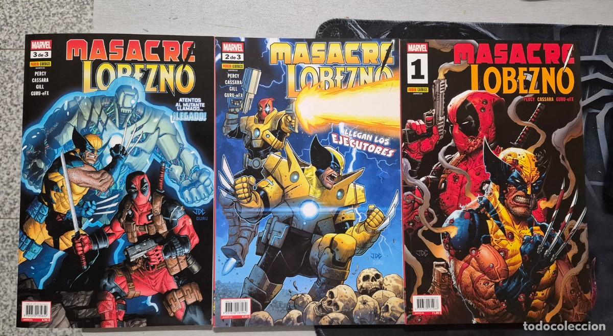 C&oacute;mics: MASACRE / LOBEZNO - COMPLETA 3 NUMEROS ! MARVEL - PANINI - Foto 1