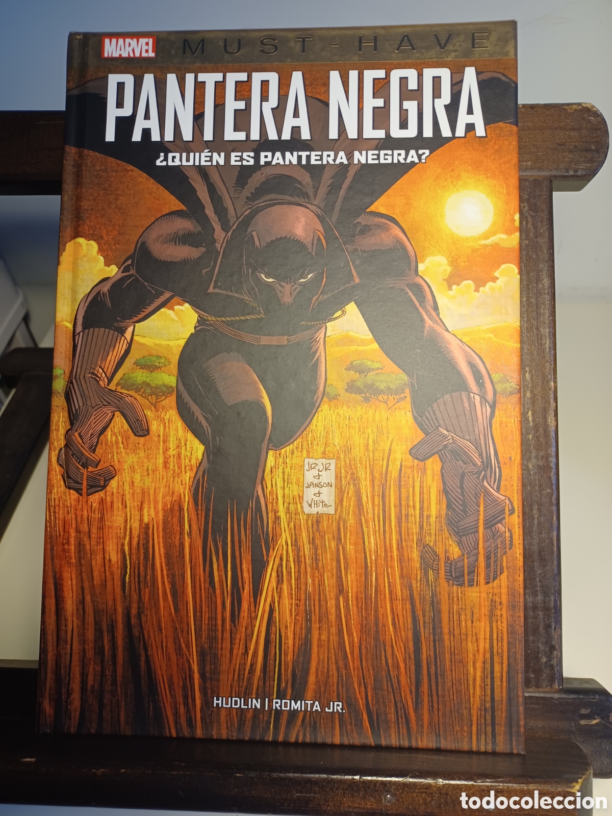 C&oacute;mics: &iquest;Qui&eacute;n es Pantera Negra?/ Romita Jr/ Marvel Must-have/ Panini/ NUEVO A ESTRENAR